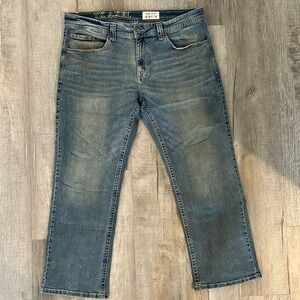 Mens TK Axel Slim Bootcut Jeans Size 36 x 30